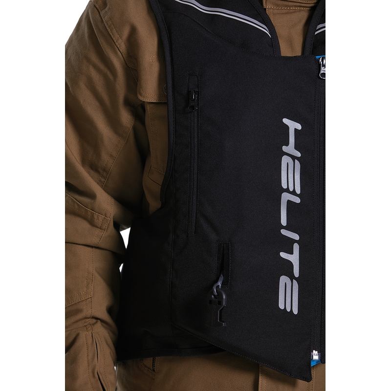 Helite Double Turtle Hivis airbagvest grøn-gul