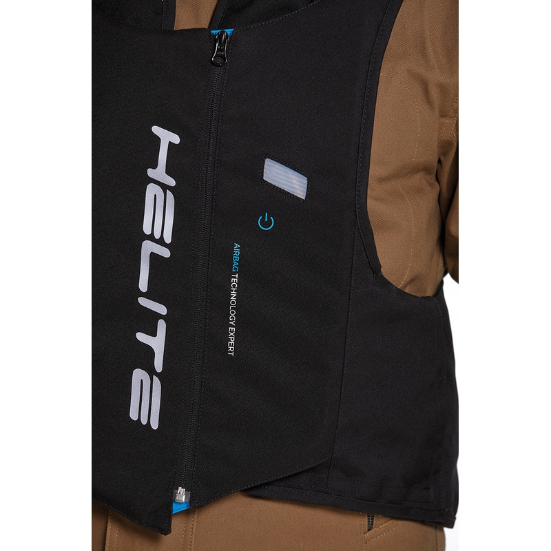 Helite Double Turtle Hivis airbagvest grøn-gul