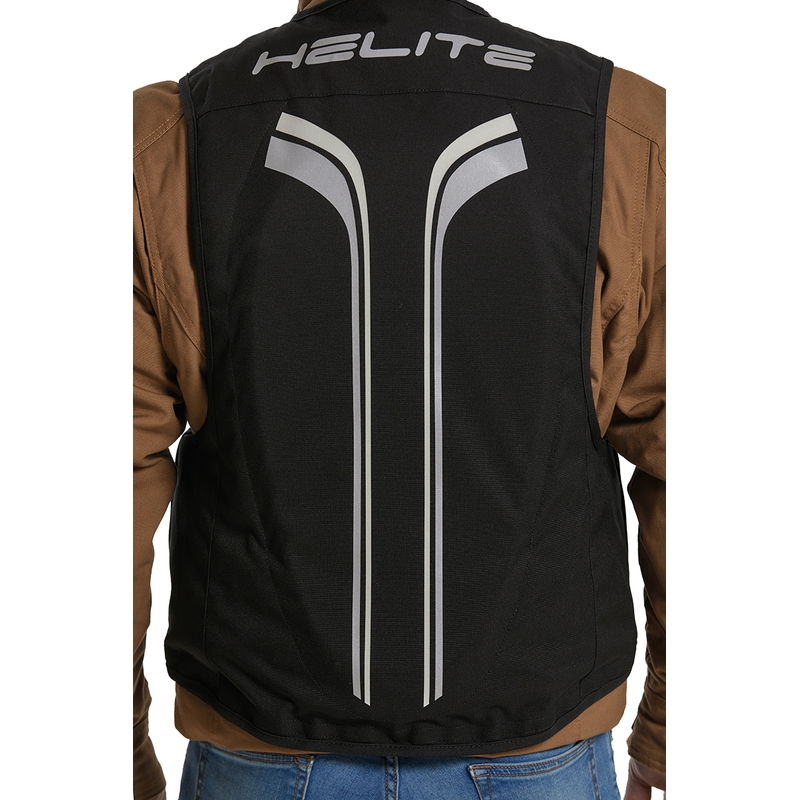 Helite Double Turtle Hivis airbagvest grøn-gul