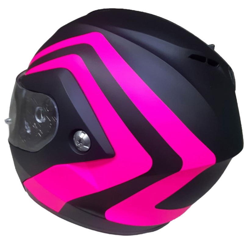 Flip-up motorcykelhjelm HJC C91N Nepos MC8SF sort-pink