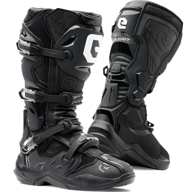 Eleveit X-Legend EVO motocrossstøvler sort-sort