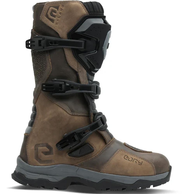 Motorcykelstøvler Eleveit X Land ADV E-Dry, Brun