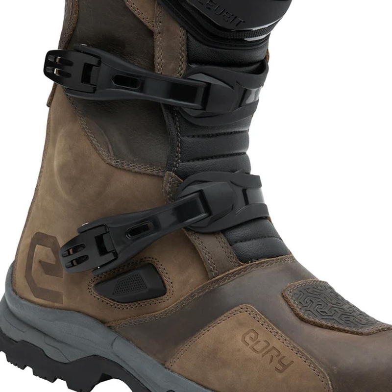 Motorcykelstøvler Eleveit X Land ADV E-Dry, Brun