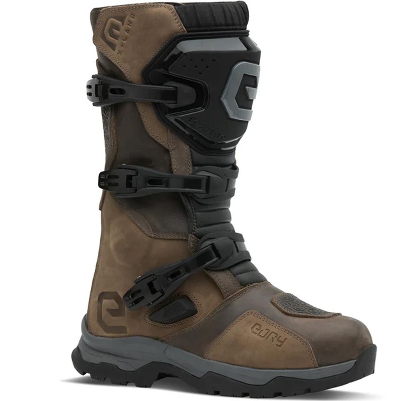 Motorcykelstøvler Eleveit X Land ADV E-Dry, Brun