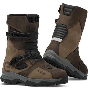 Motorcykelstøvler Eleveit X Land ADV Low E-Dry, Brun