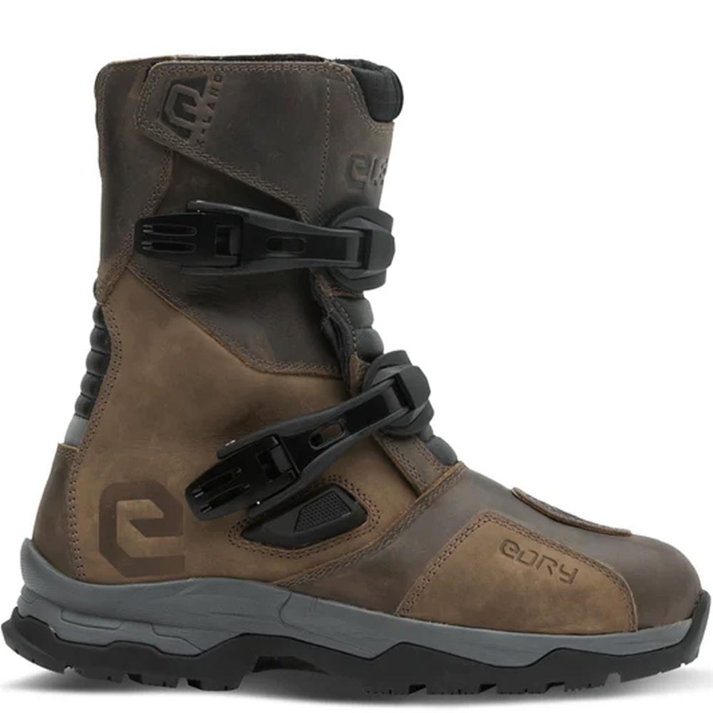 Motorcykelstøvler Eleveit X Land ADV Low E-Dry, Brun