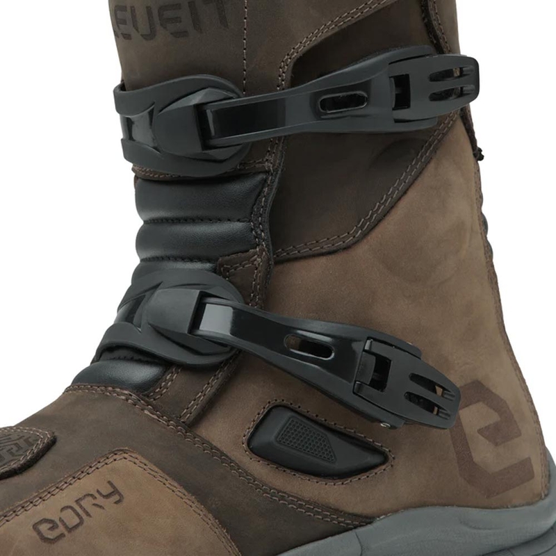 Motorcykelstøvler Eleveit X Land ADV Low E-Dry, Brun