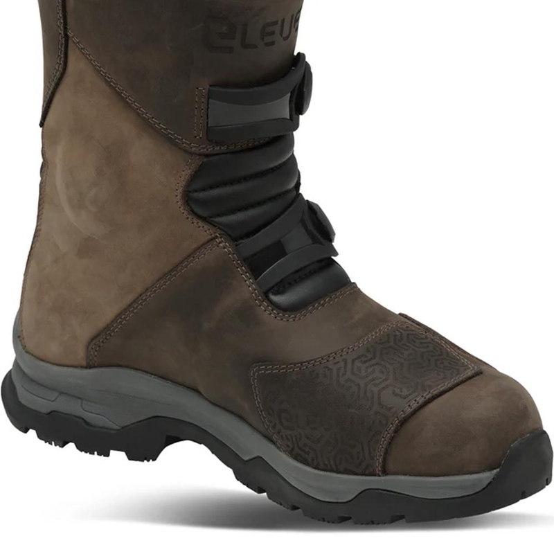 Motorcykelstøvler Eleveit X Land ADV Low E-Dry, Brun