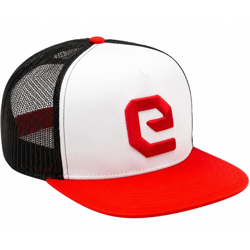 Eleveit Kasket Logo hvid-rød