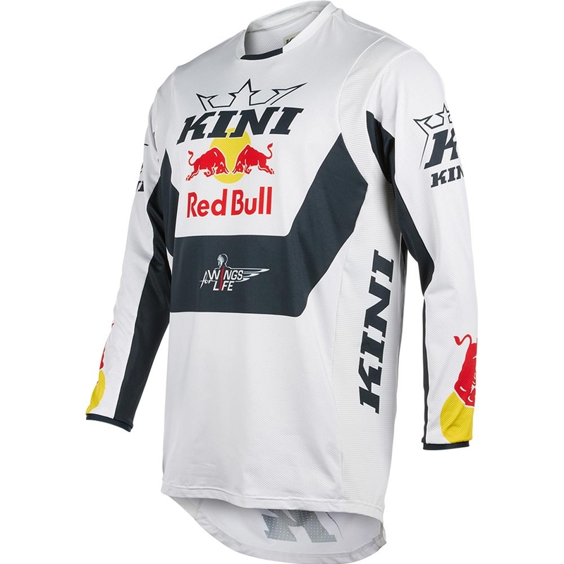 KINI Red Bull MXC 1.0 motocrosstrøje hvid
