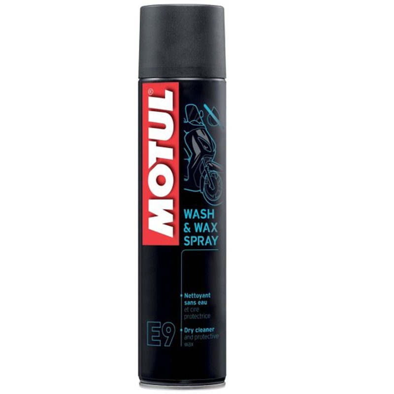 Plastikbehandlingsspray Motul E9 Vaskevoks 400 ml