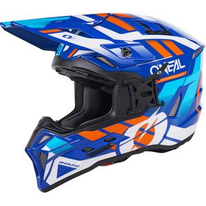 Motocross hjelm O´Neal EX-SRS Dust blå-orange