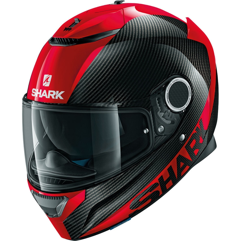 Integrální přilba SHARK SPARTAN CARBON Skin černo-červená