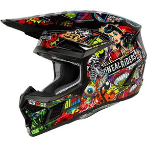 O'Neal 3SRS Crank motocross hjelm flerfarvet