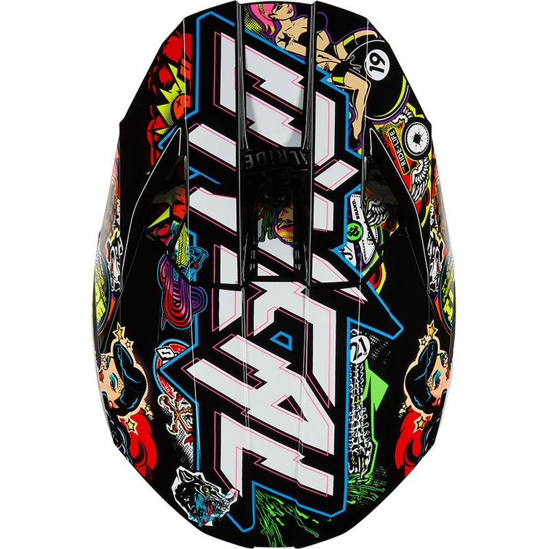 O'Neal 3SRS Crank motocross hjelm flerfarvet