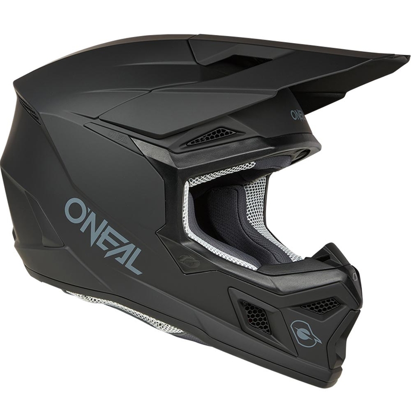 Motocross hjelm O´Neal 3SRS Solid mat sort