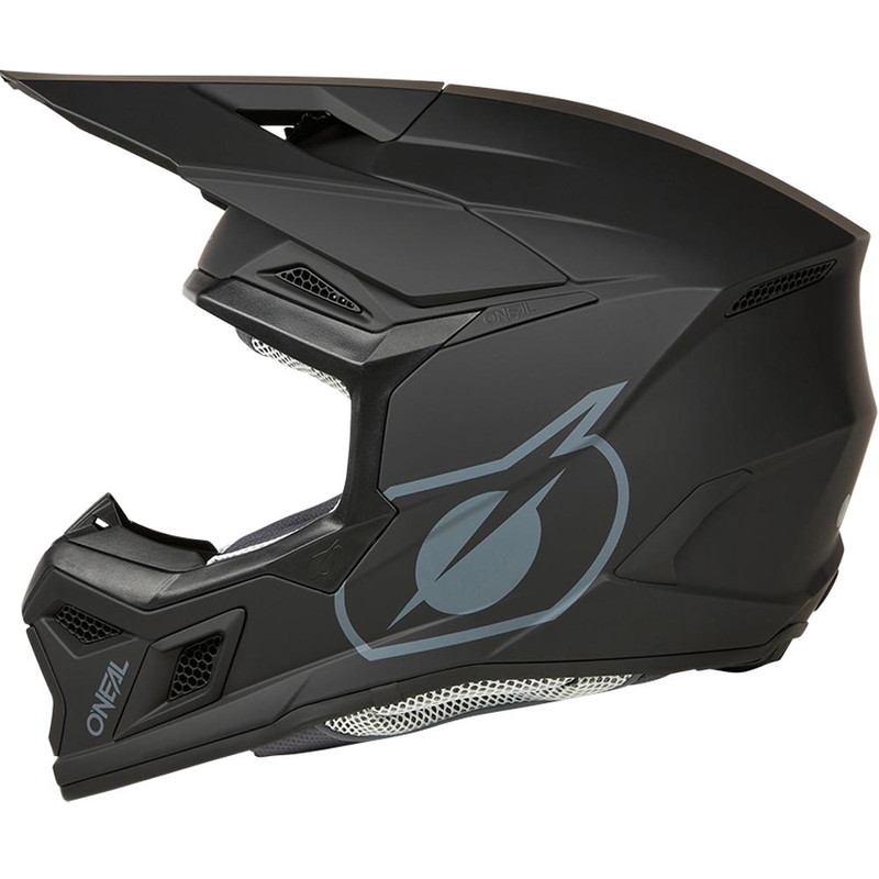 Motocross hjelm O´Neal 3SRS Solid mat sort