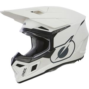Motocross hjelm O´Neal 3SRS Solid mat hvid