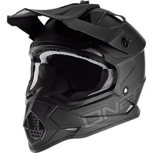 Motocross hjelm O´Neal 2SRS Flat mat sort