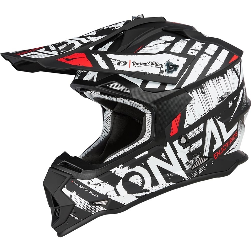O´Neal 2SRS Glitch motocrosshjelm sort-hvid