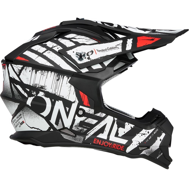 O´Neal 2SRS Glitch motocrosshjelm sort-hvid