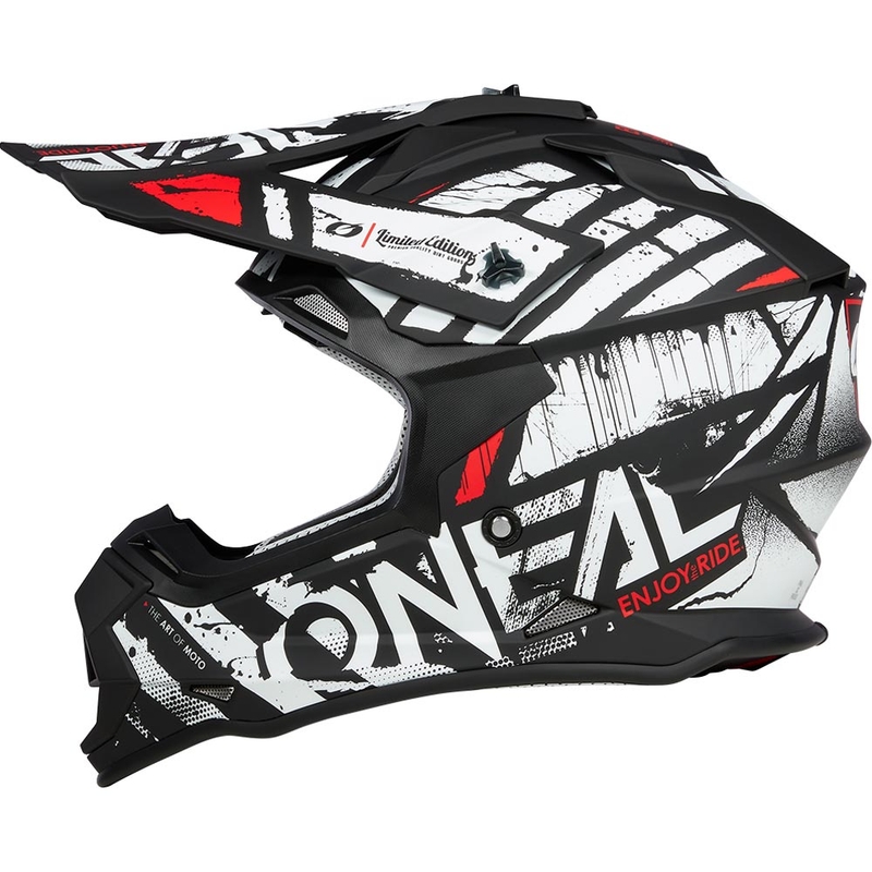 O´Neal 2SRS Glitch motocrosshjelm sort-hvid