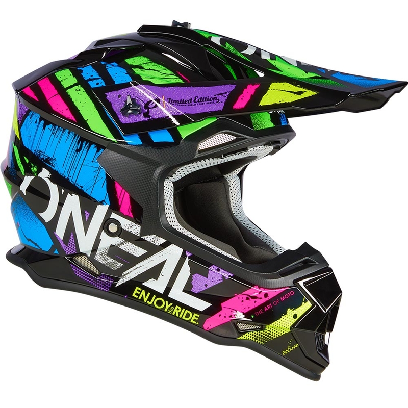 O'Neal 2SRS Glitch motocross hjelm flerfarvet