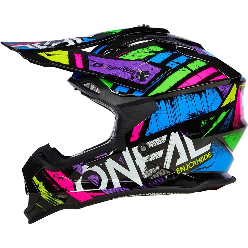 O'Neal 2SRS Glitch motocross hjelm flerfarvet