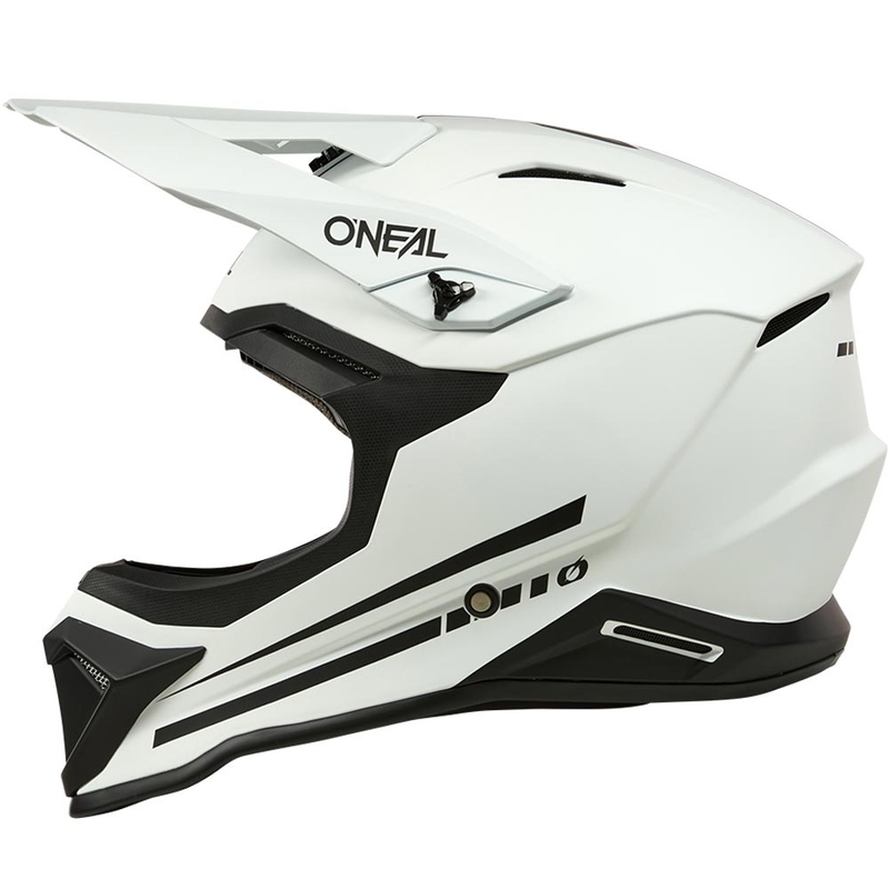 Motocross hjelm O'Neal 1SRS Solid mat hvid