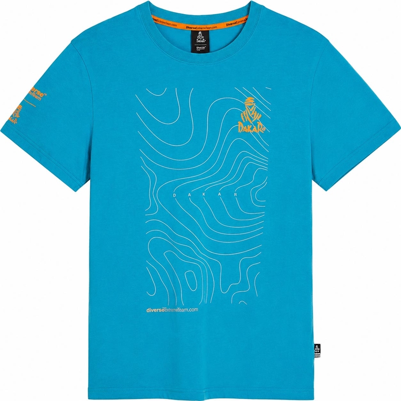 Dakar Kort T-shirt blå