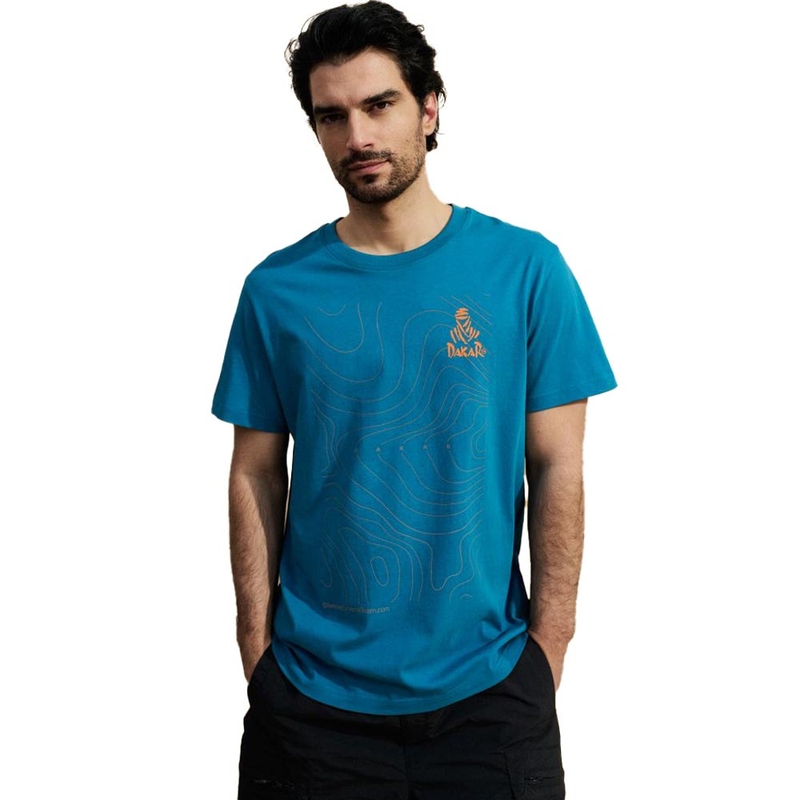 Dakar Kort T-shirt blå