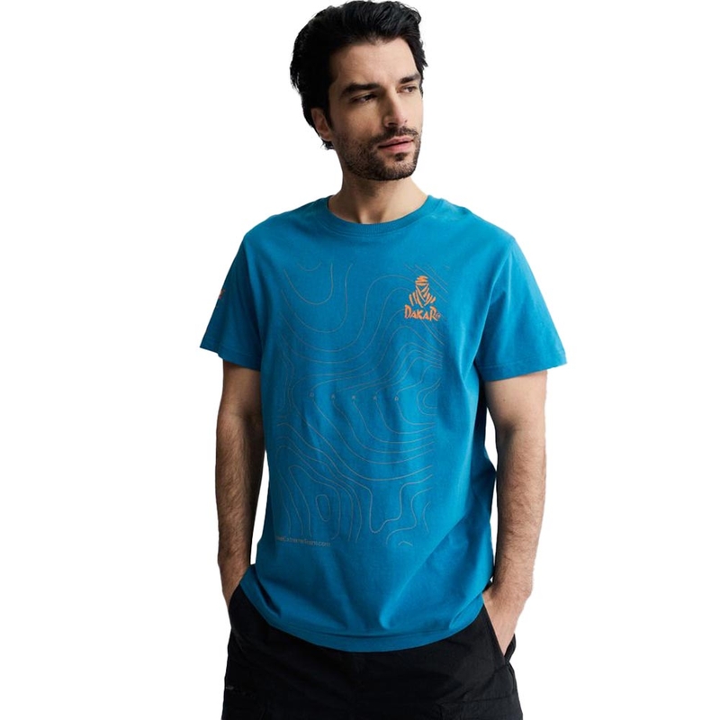 Dakar Kort T-shirt blå
