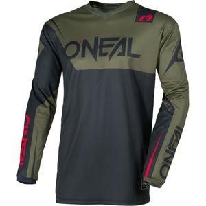 O'Neal Element Racewear motocross jersey sort-oliven