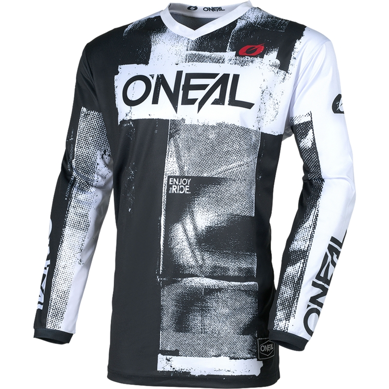 O'Neal Element Roller motocross trøje sort-hvid