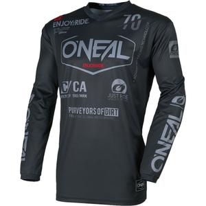 O'Neal Element Brand motocross trøje sort-grå