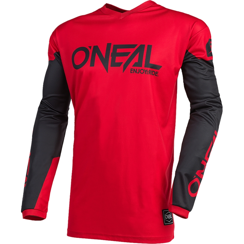O´Neal Element Threat motocross trøje rød-sort
