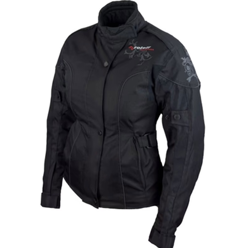 Dame motorcykeljakke Roleff Ladylike sort