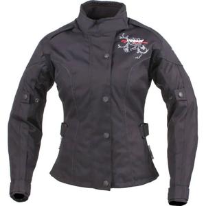 Dame motorcykeljakke Roleff Ladylike sort