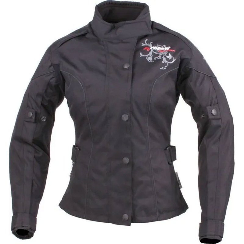 Dame motorcykeljakke Roleff Ladylike sort