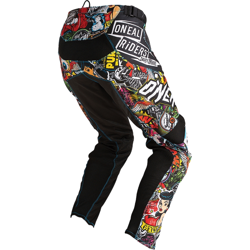 O'Neal Mayhem Crank motocrossbukser, sort/multifarvet