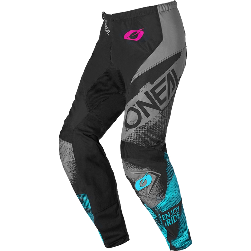 Dame motocrossbukser O´Neal Element Roller sort-blå