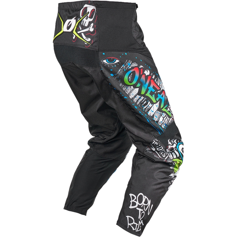 O´Neal Element Rancid motocrossbukser, sort-hvid
