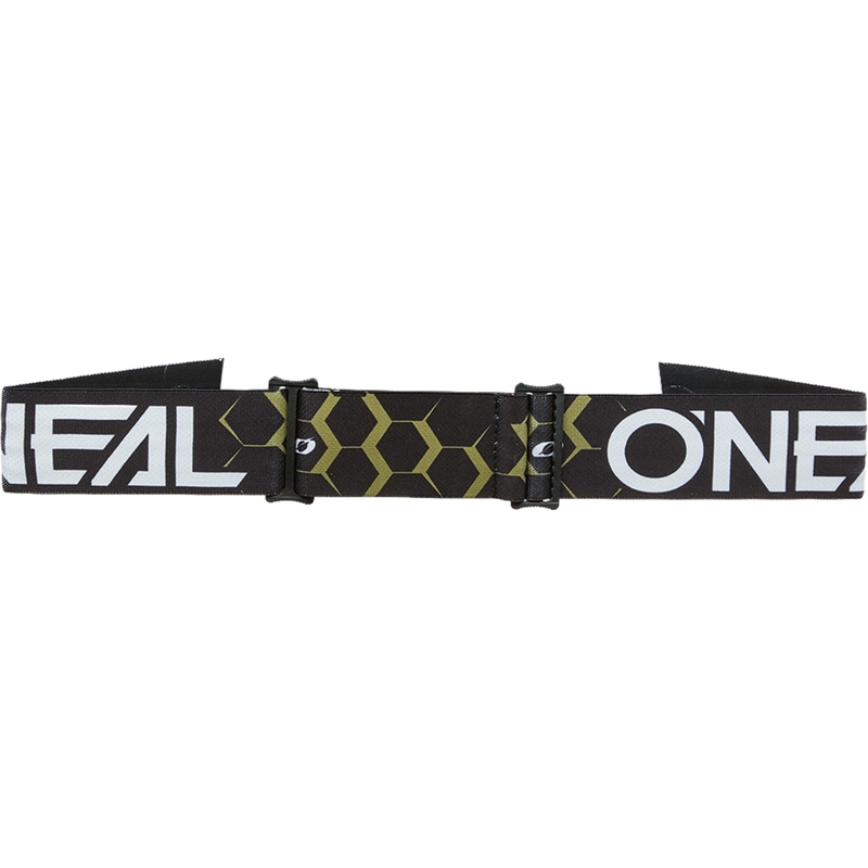 Motocross-briller O´Neal B-33 Hexa sort-guld (sølv spejlet plexiglas)