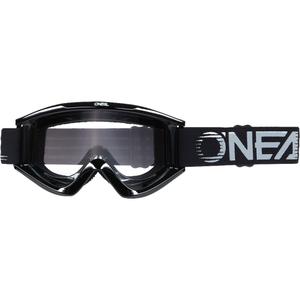 Motocross-briller O´Neal B-Zero sort (klar plexiglas)