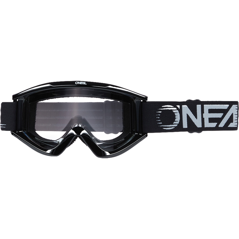 Motocross-briller O´Neal B-Zero sort (klar plexiglas)