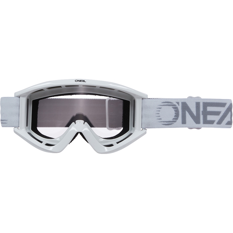 Motocross-briller O´Neal B-Zero hvide (klar plexiglas)