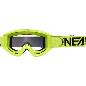 Motocross-briller O´Neal B-Zero fluo gul (klar plexiglas)