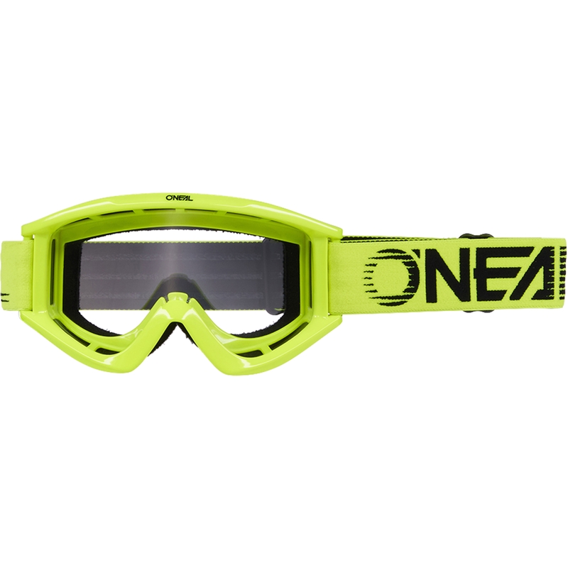 Motocross-briller O´Neal B-Zero fluo gul (klar plexiglas)