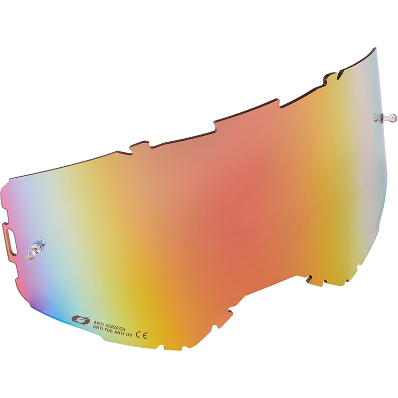 Visir til motocrossbriller O´Neal B-22, B-33 rød iridium