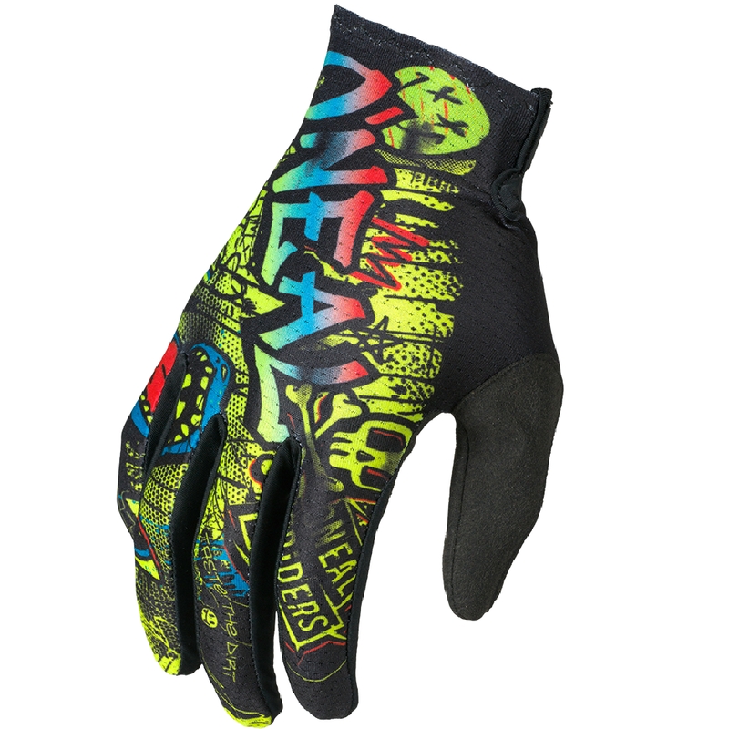 Crosshandsker O'Neal Matrix Rancid Børn, Sort/Fluo Gul
